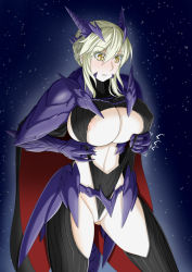 Rule 34 | 1girl, artoria pendragon (fate), artoria pendragon (lancer alter) (fate), blonde hair, breasts, fate/grand order, fate (series), frontal wedgie, huge breasts, nikozes, solo, uncensored, wedgie
