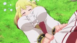 Rule 34 | 1girl, animated, anime screenshot, ass, bestiality, blonde hair, blue eyes, blush, braid, breasts, cameltoe, closed eyes, clothes pull, cow, enome, forced, french braid, frilled shirt, frills, futoku no guild, highres, huge breasts, jacket, long sleeves, mature female, open mouth, orange jacket, panties, pink panties, pulling another&#039;s clothes, shirt, sidelocks, skirt, skirt pull, sound, tagme, thighs, underwear, undressing, video, view between legs, white shirt