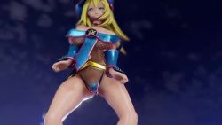 Rule 34 | 1girl, 3d, animated, artist request, ass, ass focus, ass shake, audible music, bare legs, bare shoulders, blonde hair, blush stickers, bouncing breasts, breasts, cameltoe, cape, cape lift, city, curvy, dancing, dark magician girl, hat, highleg, highleg panties, huge ass, large breasts, legs, looking at viewer, looking away, magical girl, night, night sky, panties, revealing clothes, shiny clothes, shiny skin, skirt, sky, solo, sound, spread legs, squatting, thong, underwear, upskirt, video, view between legs, witch hat, yu-gi-oh!