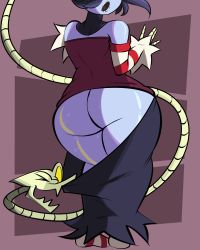 Rule 34 | 1girl, absurdres, ass, breasts, highres, huge breasts, skullgirls, solo, squigly (skullgirls)