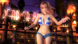 Rule 34 | 3d, bikini, breasts, copyright name, dead or alive, dead or alive 5, honoka (doa), large breasts, official art, pink hair, swimsuit