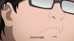 Rule 34 | 10s, 2boys, animated, animated gif, glasses, kinoshita seiichi, lowres, multiple boys, shirobako, subtitled