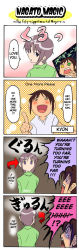 Rule 34 | 4koma, comic, hard-translated, kyon, long image, nagato yuki, parody, suzumiya haruhi no yuuutsu, tall image, third-party edit, translation request, what
