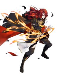 Rule 34 | arvis (fire emblem), fire emblem, fire emblem heroes, full body, highres, male focus, nintendo, official art, simple background, solo, torn clothes, transparent background