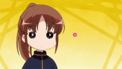 Rule 34 | 10s, 1girl, :3, animated, animated gif, brown hair, female focus, lowres, o o, ponytail, saki, saki (manga), saki achiga-hen, takakamo shizuno