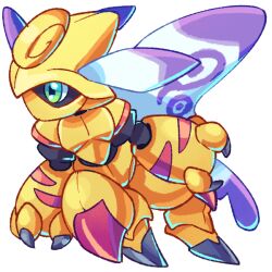 Rule 34 | 1other, armor, butterflamon, claws, digimon, digimon (creature), other focus, solo, wings