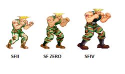 Rule 34 | 1990s (style), capcom, evolution, guile, lowres, male focus, pixel art, street fighter, street fighter ii (series), street fighter iii (series), street fighter iv (series), street fighter zero (series)