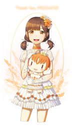 Rule 34 | 1girl, corsetman, dress, frilled dress, frills, gloves, hair ornament, highres, inami anju, lace, lace-trimmed dress, lace gloves, lace trim, looking at viewer, love live!, love live! sunshine!!, smile, stuffed toy, takami chika, thank you friends!!, voice actor, voice actor connection