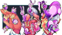 Rule 34 | :3, alternate color, alternate size, antennae, artist name, creatures (company), evolutionary line, game freak, gen 6 pokemon, goodra, goomy, highres, hisuian goodra, hisuian sliggoo, nintendo, pokemon, pokemon (creature), relaxing, shell, shiny and normal, shiny pokemon, sliggoo, slime (substance), taplaos, tongue, tongue out, twitter username