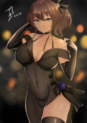 Rule 34 | 1girl, absurdres, alternate breast size, breasts, brown hair, highres, hololive, large breasts, natsuiro matsuri, signature, solo, tian kazuki, virtual youtuber