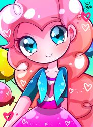 Rule 34 | 1girl, heart, highres, long hair, my little pony, pink hair, pinkie pie, solo