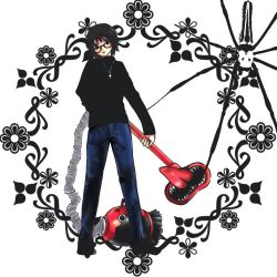 Rule 34 | black hair, glasses, hunter x hunter, shizuku murasaki, vacuum cleaner
