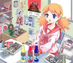 Rule 34 | 00s, 1girl, famicom, game console, red hair, sasamori karin, solo, to heart (series), to heart 2, twintails