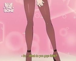 Rule 34 | 1990s (style), 1girl, animated, bluethebone, breasts, choker, covered erect nipples, dress, earrings, foster&#039;s home for imaginary friends, frankie foster, jewelry, pantyhose, red hair, retro artstyle, tagme, video