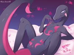 Rule 34 | 1girl, absurdres, bad id, bad pixiv id, creatures (company), furry, furry female, game freak, gen 7 pokemon, highres, lizard, nintendo, pokemon, pokemon (creature), pokemon sm, pussy, reptile girl, salazzle, solo, tongue, tongue out, uncensored