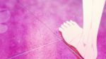 Rule 34 | 1girl, animated, anime screenshot, atlus, barefoot, bath, breasts, brown hair, cleavage, closed eyes, feet, navel, nude, persona, persona 3, persona 3 the movie, short hair, shower, solo, sound, takeba yukari, toes, towel, video, water, wet, wet hair