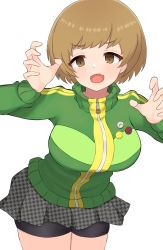 Rule 34 | 1girl, breasts, highres, large breasts, persona, persona 4, satonaka chie, solo