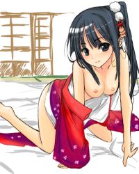 Rule 34 | akiyama mio, blush, japanese clothes, k-on!, kimono, nude, smile