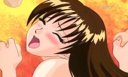 Rule 34 | a forbidden time, animated, animated gif, blush, brown hair, cum, closed eyes, izumi saki, lowres, open mouth, penis, uncensored