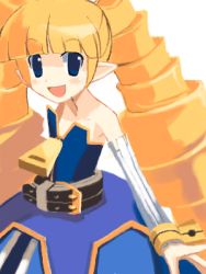 Rule 34 | archer (disgaea), blonde hair, demon girl, disgaea, drill hair, lowres, nippon ichi, oekaki, solo