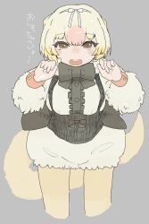 Rule 34 | 1girl, absurdres, animal ears, anteater ears, anteater tail, black bow, black bowtie, blonde hair, blush, bow, bowtie, brown eyes, center frills, commentary request, cropped legs, frills, fur sleeves, grey background, hair bow, half-closed eyes, hands up, highres, kemono friends, long sleeves, looking at viewer, multicolored hair, naka (buttergirl 02), open mouth, pantyhose, pink hair, puffy long sleeves, puffy shorts, puffy sleeves, raised eyebrows, shirt, short hair, shorts, silky anteater (kemono friends), simple background, smile, solo, streaked hair, suspenders, tail, translation request, white bow, white shirt, yellow pantyhose