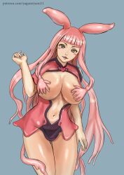 Rule 34 | 1girl, absurdres, breasts, highres, large breasts, long hair, melona (queen&#039;s blade), pink hair, queen&#039;s blade, solo, yagamiyami11