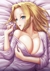 Rule 34 | 1girl, absurdres, blonde hair, blue eyes, breasts, cleavage, highres, large breasts, long hair, mature female, mushoku tensei, solo, zenith greyrat