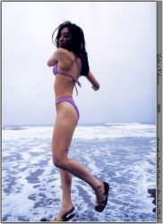 Rule 34 | bikini, nakama yukie, ocean, photo (medium), sandals, swimsuit
