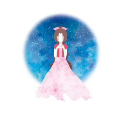 Rule 34 | 1990s (style), 1girl, aerith gainsborough, b1005, bow, brown hair, cropped jacket, dress, closed eyes, final fantasy, final fantasy vii, hair ribbon, long dress, long hair, pink bow, pink dress, ponytail, retro artstyle, ribbon, solo, very long hair