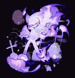 Rule 34 | blue tongue, blush, colored tongue, ghost, ghost flame, gloves, hedgehog, purple fur, shoes, sonic (series), sonic the hedgehog, tongue, tongue out, usa37107692, walking