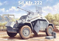Rule 34 | absurdres, bush, cloud, day, gas can, highres, leichter panzerspahwagen, military, military vehicle, motor vehicle, mountain, no humans, original, outdoors, spacebar hobby, tank, vehicle focus