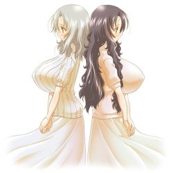 Rule 34 | 2girls, breasts, bukkake (manga), ga comics, huge breasts, matsuyama seiji, mature female, multiple girls, official art