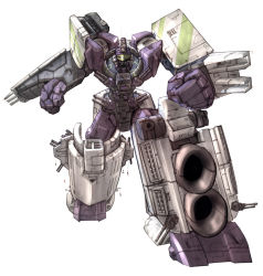 Rule 34 | angry, blitz-wing, cannon, clenched hands, decepticon, hook, mecha, red eyes, robot, science fiction, simple background, solo, tidal wave (transformers), transformers, transformers armada, transformers unicron trilogy, turret