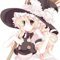 Rule 34 | 1girl, absurdres, bad id, bad pixiv id, colorized, female focus, gachimuchipurin, gotou nao, highres, kirisame marisa, simple background, solo, touhou, white background