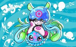 Rule 34 | digimon, highres, jellyfish, jellyfish girl, jellymon, monster girl, puyoyomon, tentacle hair, tentacles