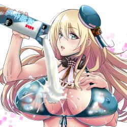 Rule 34 | 1girl, atago (kancolle), breasts, cleavage, huge breasts, kantai collection, large breasts, long hair, tagme