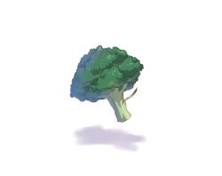 Rule 34 | broccoli, floating, floating object, food, food focus, katsuoboshi, no humans, original, shadow, simple background, vegetable, white background