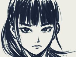 Rule 34 | babymetal, character request, long hair, lsize, monochrome, simple background, sketch, solo, su metal, tagme