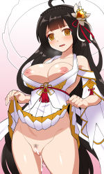 Rule 34 | 1girl, apsara (elsword), ara haan, bikini, blush, braid, breasts, breasts out, censored, cleft of venus, clothes lift, cum, cum in pussy, cumdrip, detached sleeves, elsword, female pubic hair, frown, heavy breathing, lifting own clothes, micro bikini, nipples, nt00, pubic hair, skirt, skirt lift, solo, sweat, swimsuit