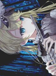 Rule 34 | 1girl, 25-ji rin, absurdres, blonde hair, blue eyes, collar, commentary, earrings, flute, fortissimo, frilled collar, frills, hair between eyes, hair ornament, hair ribbon, highres, holding flute, holding instrument, jewelry, kagamine rin, long hair, looking at viewer, musical note, musical note hair ornament, neu 33, official alternate costume, official alternate hair length, official alternate hairstyle, portrait, project sekai, ribbon, rotated, sekai ni hibike! your song (project sekai), sidelocks, solo, vocaloid, yellow nails