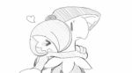 Rule 34 | &gt; &lt;, 1girl, animated, arms up, blush, breloom, creatures (company), closed eyes, game freak, gardevoir, gen 3 pokemon, greyscale, hair over one eye, happy, heart, hug, looping animation, lowres, monochrome, muguet, nintendo, open mouth, pokemon, pokemon (creature), short hair, simple background, smile, upper body, video, white background