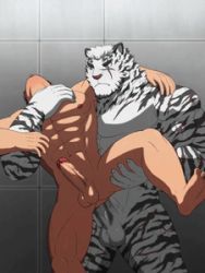 Rule 34 | 2boys, abs, anal, anus, arknights, ass, bara, blush, bouncing penis, censored, cum, cum in ass, cum overflow, cumdrip, ejaculating while penetrated, ejaculation, erection, furry, furry male, furry with non-furry, groping, interspecies, large insertion, leg grab, leg lift, legs up, lowres, male ass, male focus, male penetrated, mosaic censoring, mountain (arknights), multiple boys, muscular, muscular arms, muscular legs, muscular male, muscular uke, nipples, nude, orgasm, pectorals, penis, perineal bulge, perineum, projectile cum, sex, spread legs, standing, standing sex, swinging penis, testicles, thighs, toned, toned male, toned stomach, yaoi
