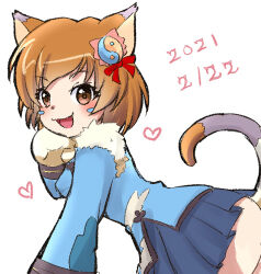 Rule 34 | animal ears, cat ears, cat girl, furry, houjou no nene, onmyou taisenki, shikigami (onmyou taisenki), short hair
