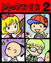 Rule 34 | child, doseisan, jeff andonuts, lowres, mother (game), mother 2, ness (mother 2), nintendo, paula (mother 2), poo (mother 2)
