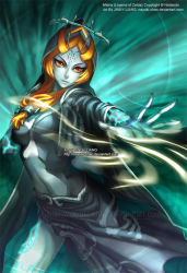 Rule 34 | 1girl, breasts, colored skin, grey skin, large breasts, midna, midna (true), nintendo, spoilers, the legend of zelda, the legend of zelda: twilight princess