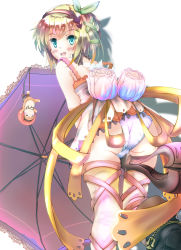 Rule 34 | 10s, 1girl, absurdres, aqua eyes, ass, bare shoulders, blonde hair, blush, boots, dress, edna (tales), fang, hair ornament, hairband, highres, husimineko, looking at viewer, open mouth, panties, ribbon, side ponytail, sleeveless, sleeveless dress, solo, staff, tales of (series), tales of zestiria, underwear