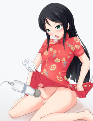 Rule 34 | 1boy, black hair, chinese clothes, lifting another&#039;s clothes, long hair, penis, sex toy, trap, vibrator