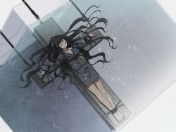 Rule 34 | 1girl, asphyxiation, barefoot, bdsm, black hair, bondage, bound, bound ankles, bound wrists, breasts, bubble, business suit, chain, choker, clockup, closed eyes, collar, cross, crucifixion, cuffs, drowning, dutch angle, euphoria (clockup), female focus, formal, game cg, large breasts, long hair, miniskirt, natsuki aoi, open mouth, restrained, shackled, shackles, simple background, skirt, skirt suit, solo, suit, teacher, torture, underwater, water, water tank, white background