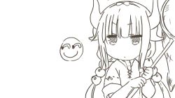 Rule 34 | 10s, 1girl, ^^^, animated, animated gif, artist request, eating, kanna kamui, kobayashi-san chi no maidragon, lowres, net, sketch, smiley face, solo, trembling, white background