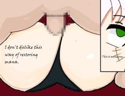 Rule 34 | ass, black panties, censored, green eyes, jack the ripper (fate/apocrypha), mating press, mosaic censoring, panties, self-upload, sex, tagme, underwear, white hair